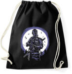 printfashion Gázmaszkos katona - Sportzsák, Tornazsák - Fekete (130410)