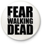 printfashion Fear the Walking Dead - Kitűző, hűtőmágnes - Fehér (3075817)