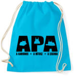 printfashion Kamionos apuka - Sportzsák, Tornazsák - Surf blue (1241087)