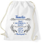 printfashion Baba adat - fiú - Sportzsák, Tornazsák - Fehér (10730460)