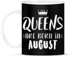 printfashion A királynők augusztusban születnek - Bögre - Fekete (793152)