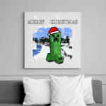 printfashion karácsonyi creeper - Vászonkép - Fehér (15047019)