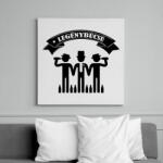 printfashion Legénybúcsú - Vászonkép - Fehér (6624150)