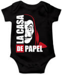 printfashion La casa de papel N - Baba Body - Fekete (5558516)