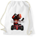 printfashion Charles Leclerc - Sportzsák, Tornazsák - Fehér (10904641)
