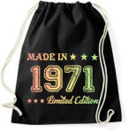 printfashion 1971 - Sportzsák, Tornazsák - Fekete (6166102)