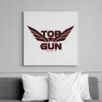 printfashion TOP GUN - Vászonkép - Fehér (6630678)