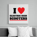 printfashion I love scooter - Vászonkép - Fehér (13823035)