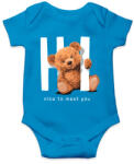 printfashion Hello maci - Baba Body - Azúrkék (7065035)