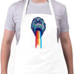 printfashion Gorilla - Kötény - Fehér (4909896)