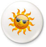 printfashion Nyár - Kitűző, hűtőmágnes - Fehér (5153026)