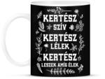 printfashion Kertész szív, lélek - Bögre - Fekete (15497106)