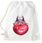 printfashion I love you - Sportzsák, Tornazsák - Fehér (15576540)