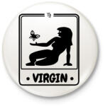 printfashion szűz - Kitűző, hűtőmágnes - Fehér (13628929)