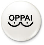printfashion Oppai Saitama - Kitűző, hűtőmágnes - Fehér (3084047)