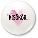 printfashion Nem szabad a Kisökörnek. . . - Kitűző, hűtőmágnes - Fehér (3077361)