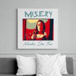 printfashion misery-hope poster - Vászonkép - Fehér (6629218)