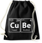 printfashion Cube - Sportzsák, Tornazsák - Fekete (2241026)