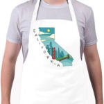 printfashion Kalifornia - Kötény - Fehér (6140476)
