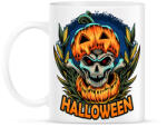 printfashion Halloween tökös koponya csontváz - Bögre - Fehér (9454861)