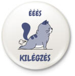 printfashion KILEGZES - Kitűző, hűtőmágnes - Fehér (10777425)
