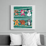 printfashion DAB Christmas - Vászonkép - Fehér (6628876)