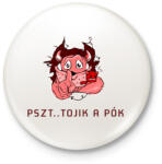 printfashion PSZT - Kitűző, hűtőmágnes - Fehér (3080000)