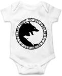 printfashion Viking farkasok - Baba Body - Fehér (15517777)