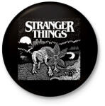 printfashion Demogorgon ST - Kitűző, hűtőmágnes - Fekete (5031253)