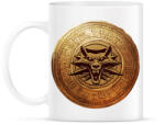 printfashion Witcher logó és pénzérme - Bögre - Fehér (2689679)
