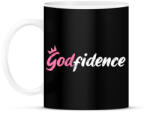 printfashion Godfidence - Bögre - Fekete (2489341)