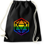 printfashion Szivárvány D20 - Sportzsák, Tornazsák - Fekete (5016201)