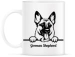 printfashion German Shepherd - Bögre - Fehér (5119738)