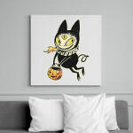 printfashion Halloween szörnyecske - Vászonkép - Fehér (6638558)