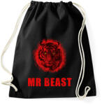 printfashion mr beast - Sportzsák, Tornazsák - Fekete (2131576)
