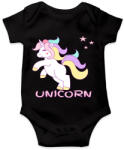 printfashion unikornis - Baba Body - Fekete (6031627)