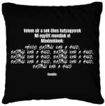 printfashion Demjén Ferenc - Sajtból van a hold - Párnahuzat, Díszpárnahuzat - Fekete (4329727)