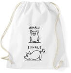 printfashion Malac jóga - Sportzsák, Tornazsák - Fehér (14714776)