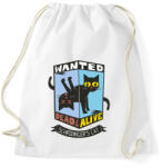 printfashion Schrödinger macskája - élve vagy halva - Sportzsák, Tornazsák - Fehér (4193595)