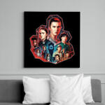 printfashion Stranger Things - season 4 - Vászonkép - Fekete (7245957)