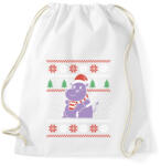 printfashion Vízilovas csúnya pulcsi - Sportzsák, Tornazsák - Fehér (14907025)