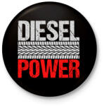 printfashion Diesel Power - Kitűző, hűtőmágnes - Fekete (7797478)