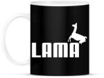 printfashion Puma Láma paródia - Bögre - Fekete (1255539)