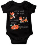 printfashion Egy igazi barát - Baba Body - Fekete (7085203)