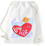 printfashion Love is in the air - Sportzsák, Tornazsák - Fehér (6060500)