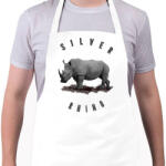 printfashion SLIVER RHINO - Kötény - Fehér (4905294)