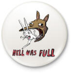 printfashion Hell was fun - Kitűző, hűtőmágnes - Fehér (3082781)