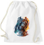 printfashion Pittbull - Sportzsák, Tornazsák - Fehér (5676636)