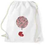 printfashion Cherry tree - Sportzsák, Tornazsák - Fehér (219301)