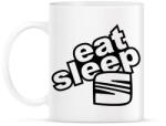 printfashion Eat Sleep Seat - Bögre - Fehér (2245474)